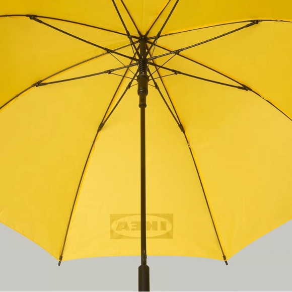 1 IKEA Yellow/Blue/black Umbrella for rainy season new - Picture 3 of 9